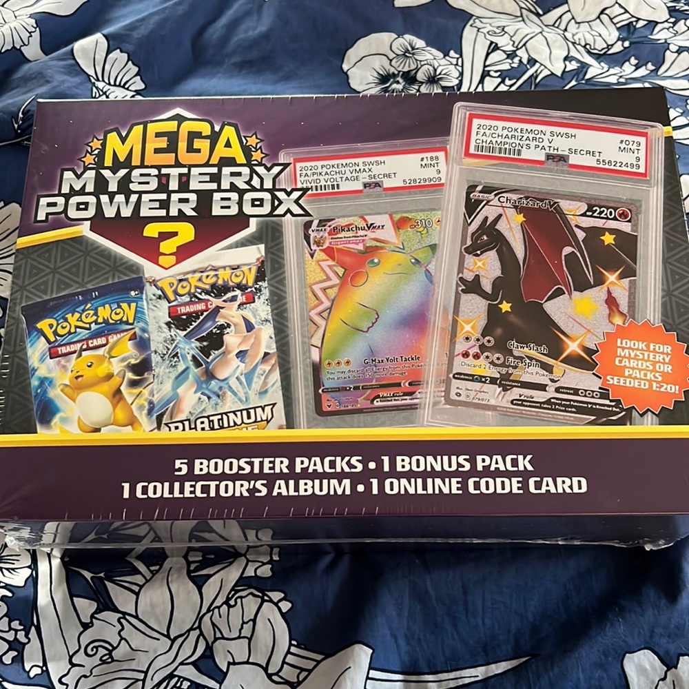 Factory-sealed Pokemon Mega Mystery Power Box: Meijer exclusive